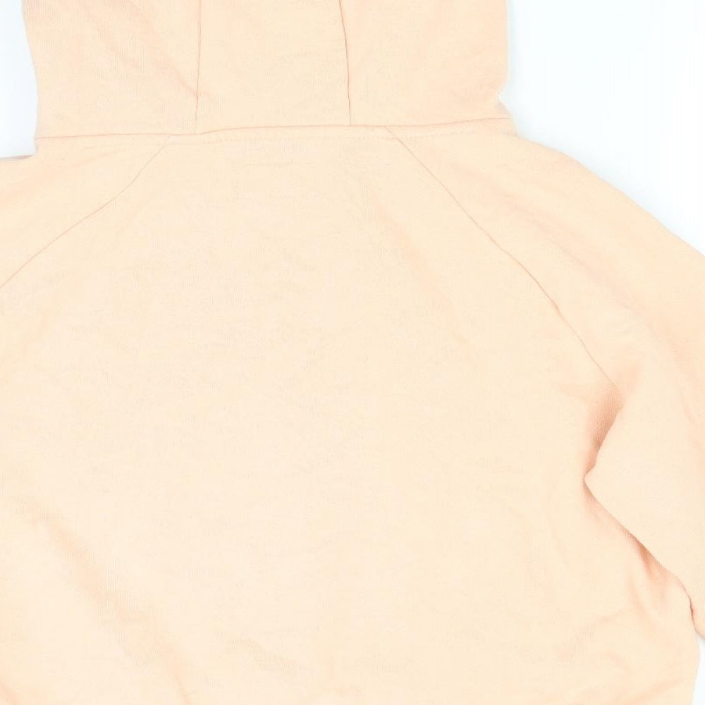 Active Girls Orange Jacquard Pullover Hoodie Size 11-12 Years