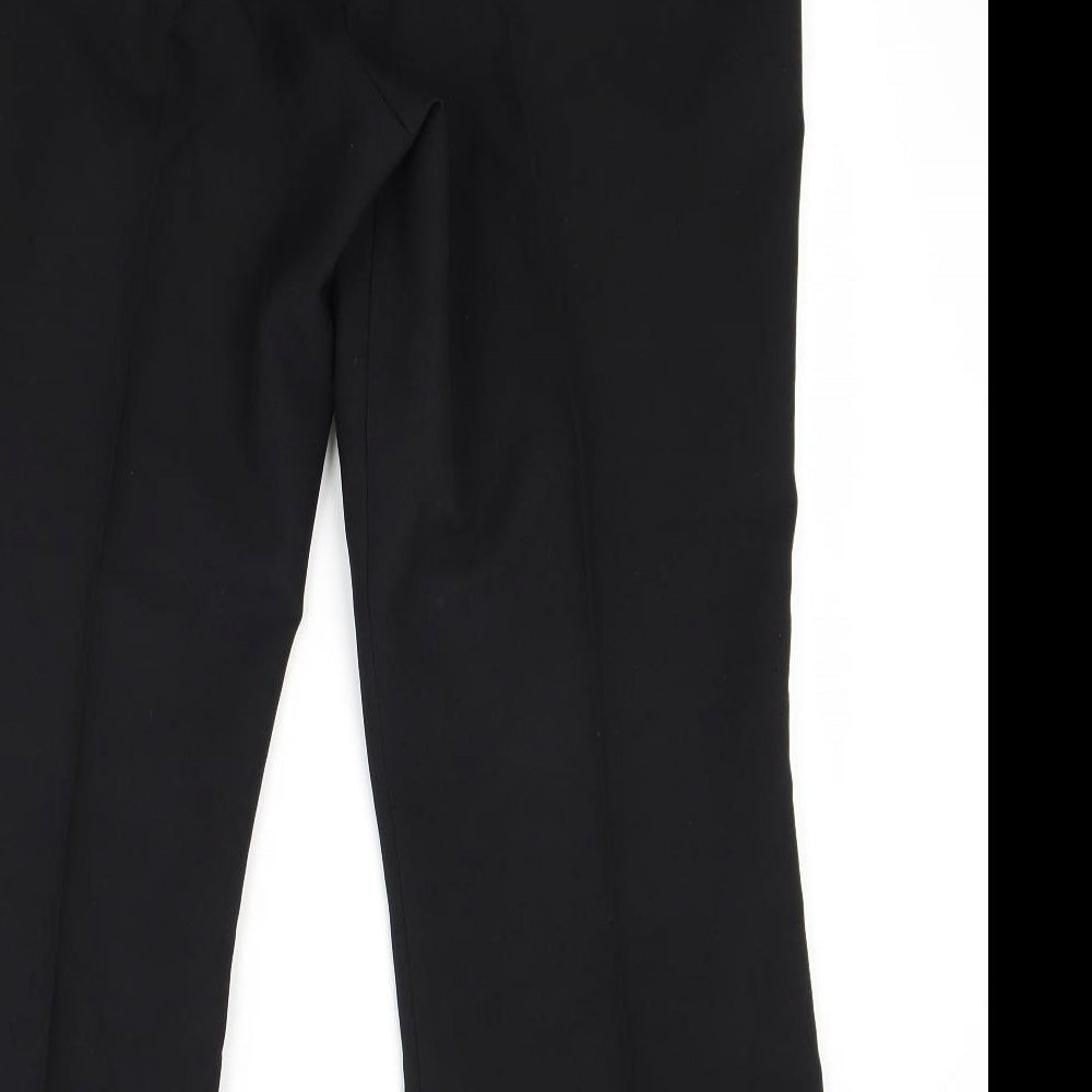 Brand and care label for Papaya women’s black trousers, size UK 16, 28-inch leg