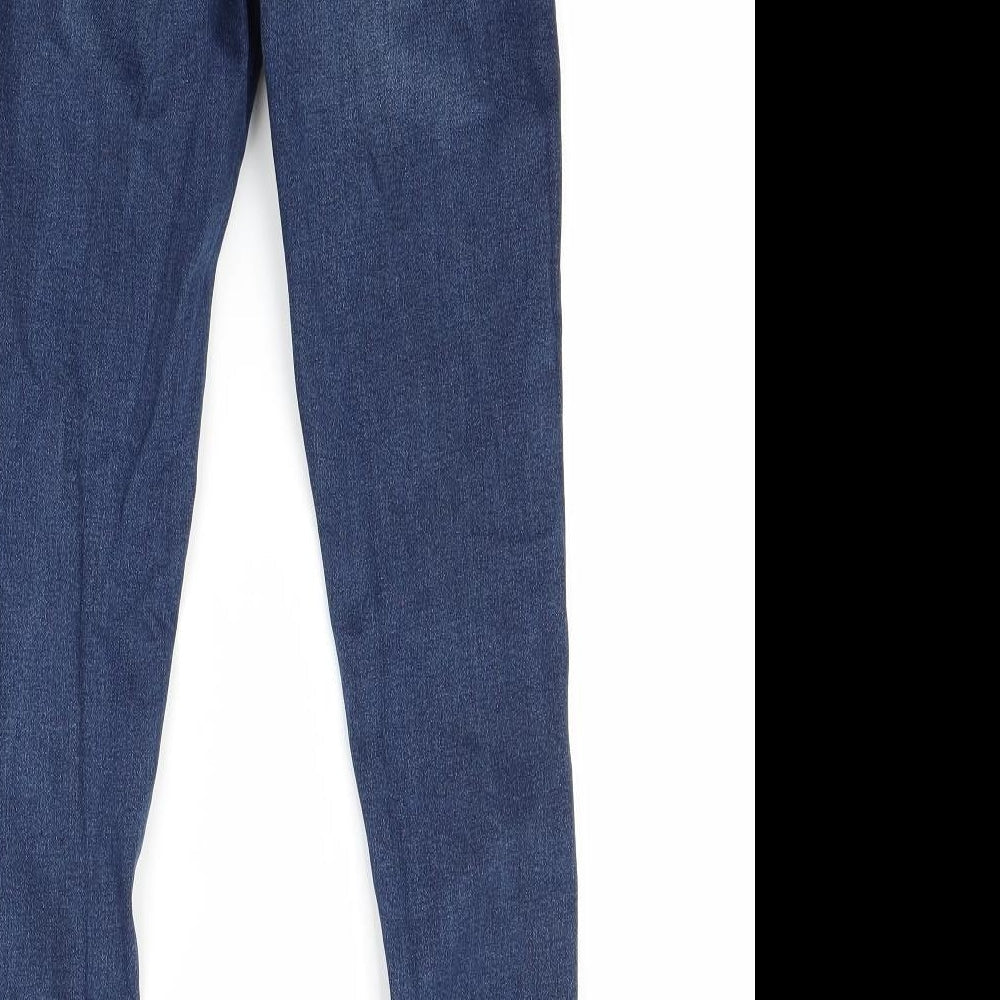 Top shop Womens Blue Skinny Jeans Size 26 in L27 in