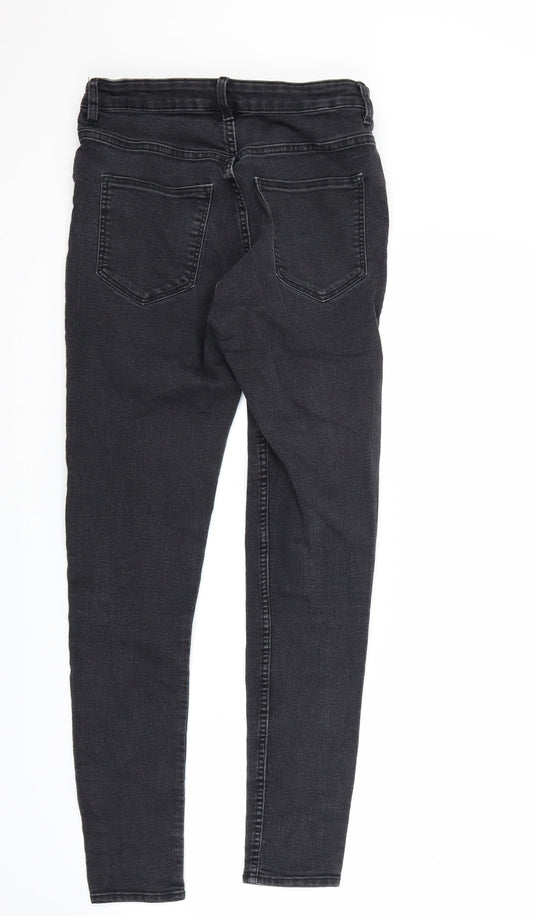 Divided Womens Black Denim Skinny Jeans Size 10 L27 in