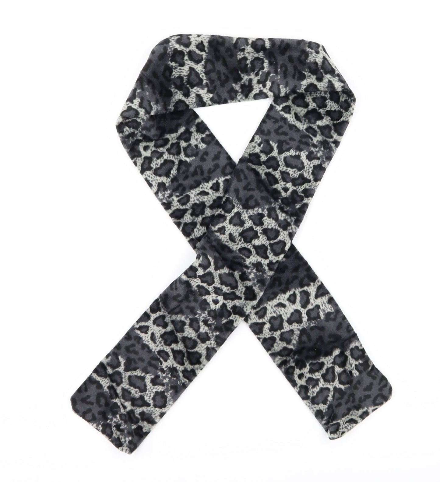 Preworn Womens Grey Animal Print Scarf