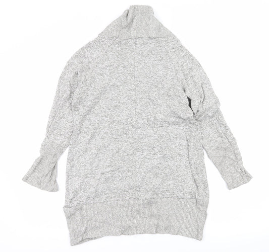 Oliva Rae Womens Grey Knit Cardigan Jumper Size M