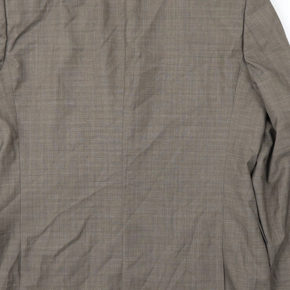 Marks and Spencer Mens Beige Jacket Suit Jacket Size 44