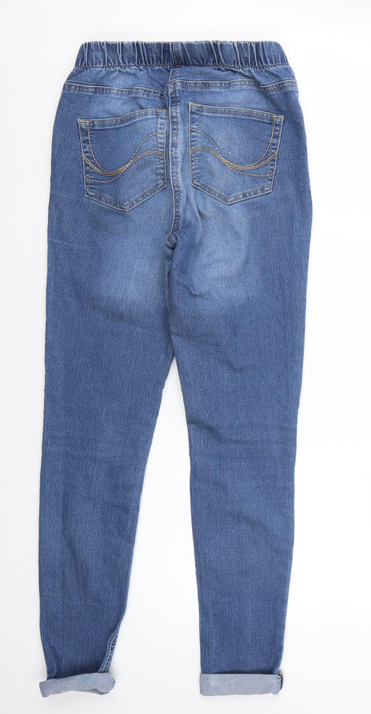 TU Womens Blue Skinny Jeans Size 8 L26 in