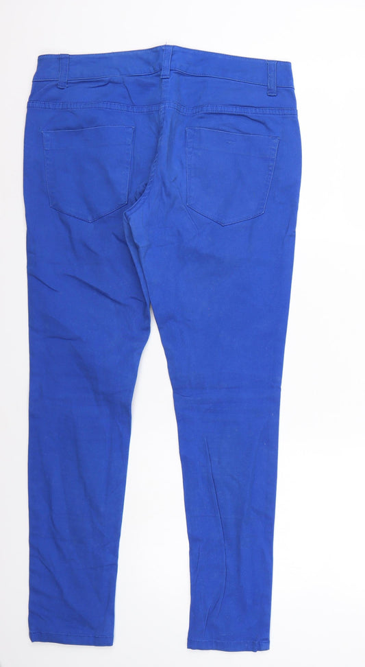 1932 Womens Blue Straight Jeans Size 12 L28 in