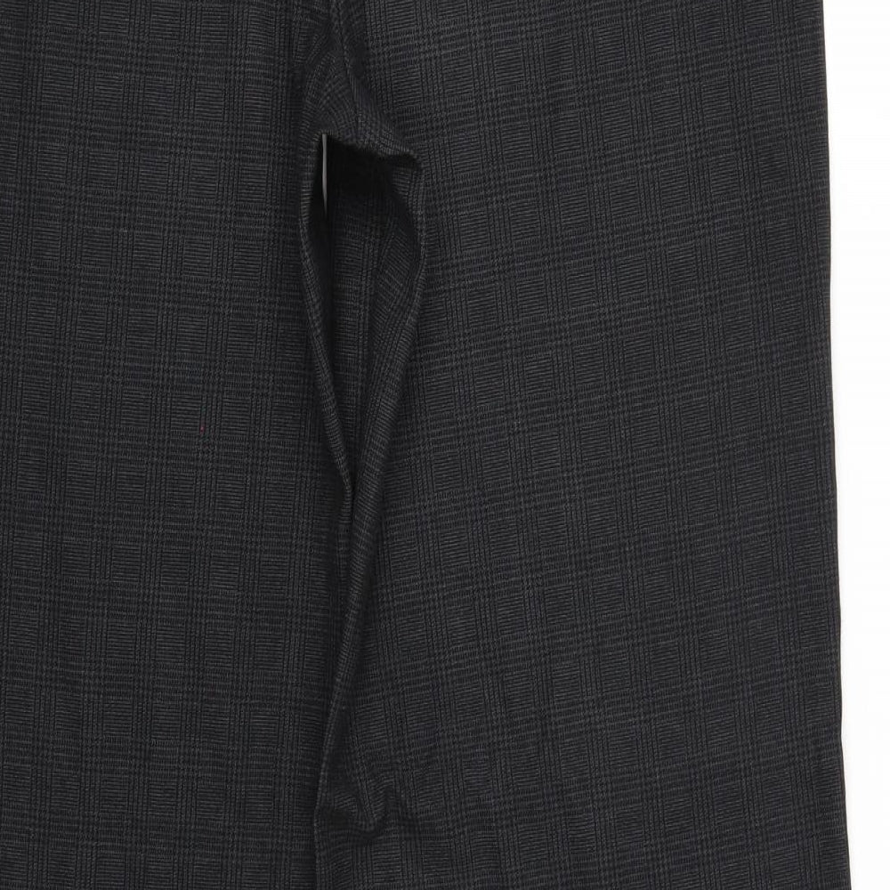 Papaya Womens Grey Trousers Size 14 L32 in