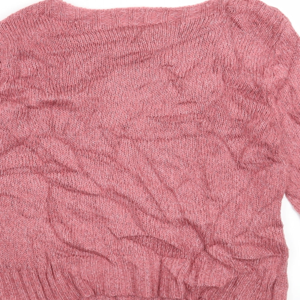 Marks and Spencer Womens Pink Pullover Jumper Size 12