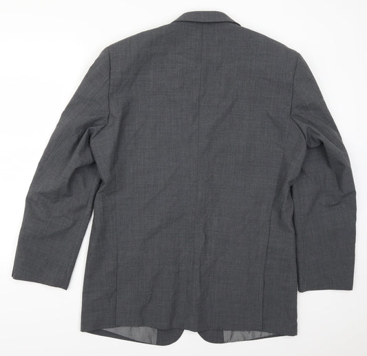 Skopes Mens Grey Jacket Suit Jacket Size 42