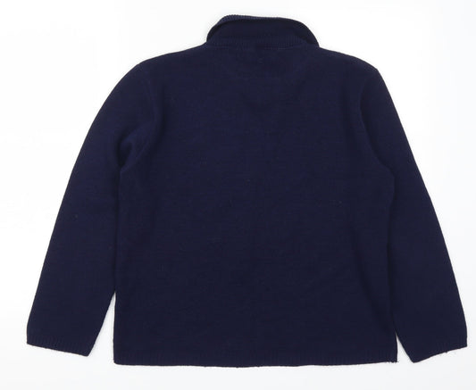 In Stitches Womens Blue Pullover Jumper Size 6