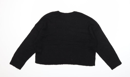 New Look Womens Beige Knit Pullover Jumper Size L