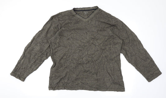 Geoffrey Beene Mens Green Pullover Jumper Size M
