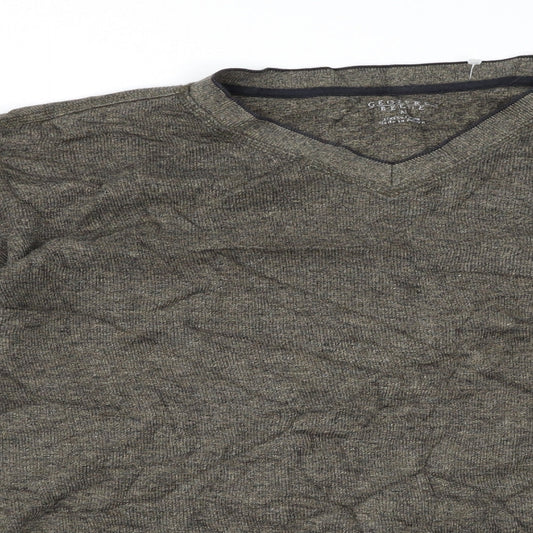 Geoffrey Beene Mens Green Pullover Jumper Size M