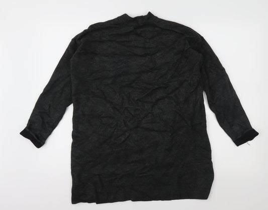 Topshop Womens Grey Knit Pullover Jumper Size 12
