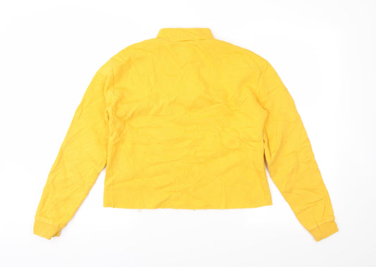 Candy Couture Girls Yellow Pullover Sweatshirt Size 15 Years