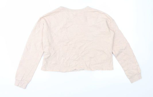 H&M Girls Pink Pullover Sweatshirt Size 15 Years