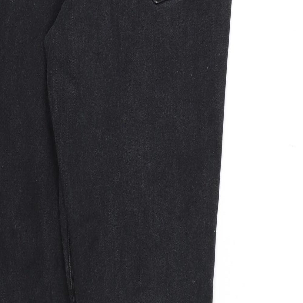 Denim 24/7 Womens Black Denim Skinny Jeans Size 10 L29 in