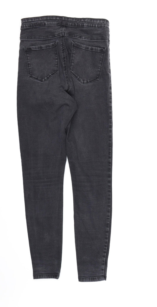 Denim CO. Womens Black Denim Skinny Jeans Size 14 L28 in