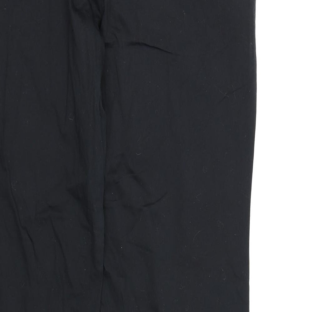 Marks and Spencer Womens Black Rayon Dress Pants Trousers Size 12 L27 in