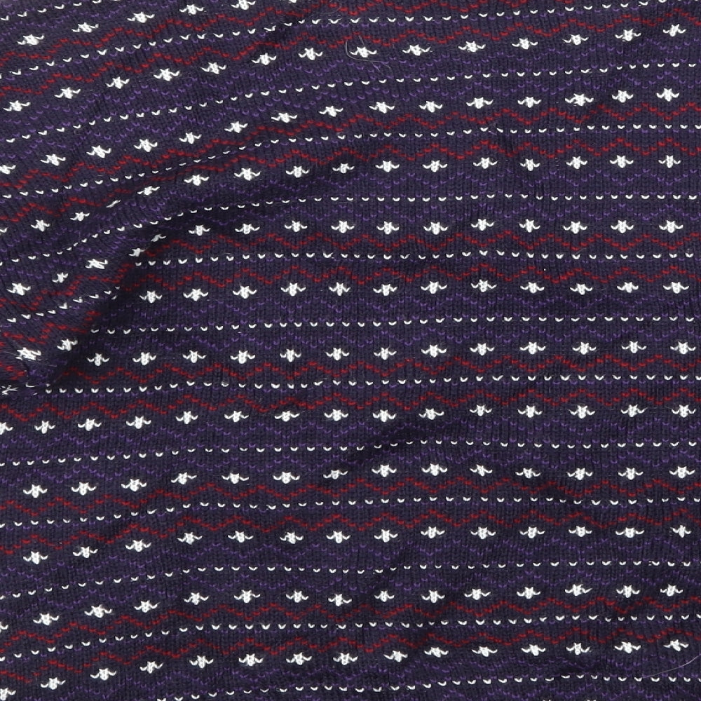 Preworn Mens Multicoloured Striped Pullover Jumper