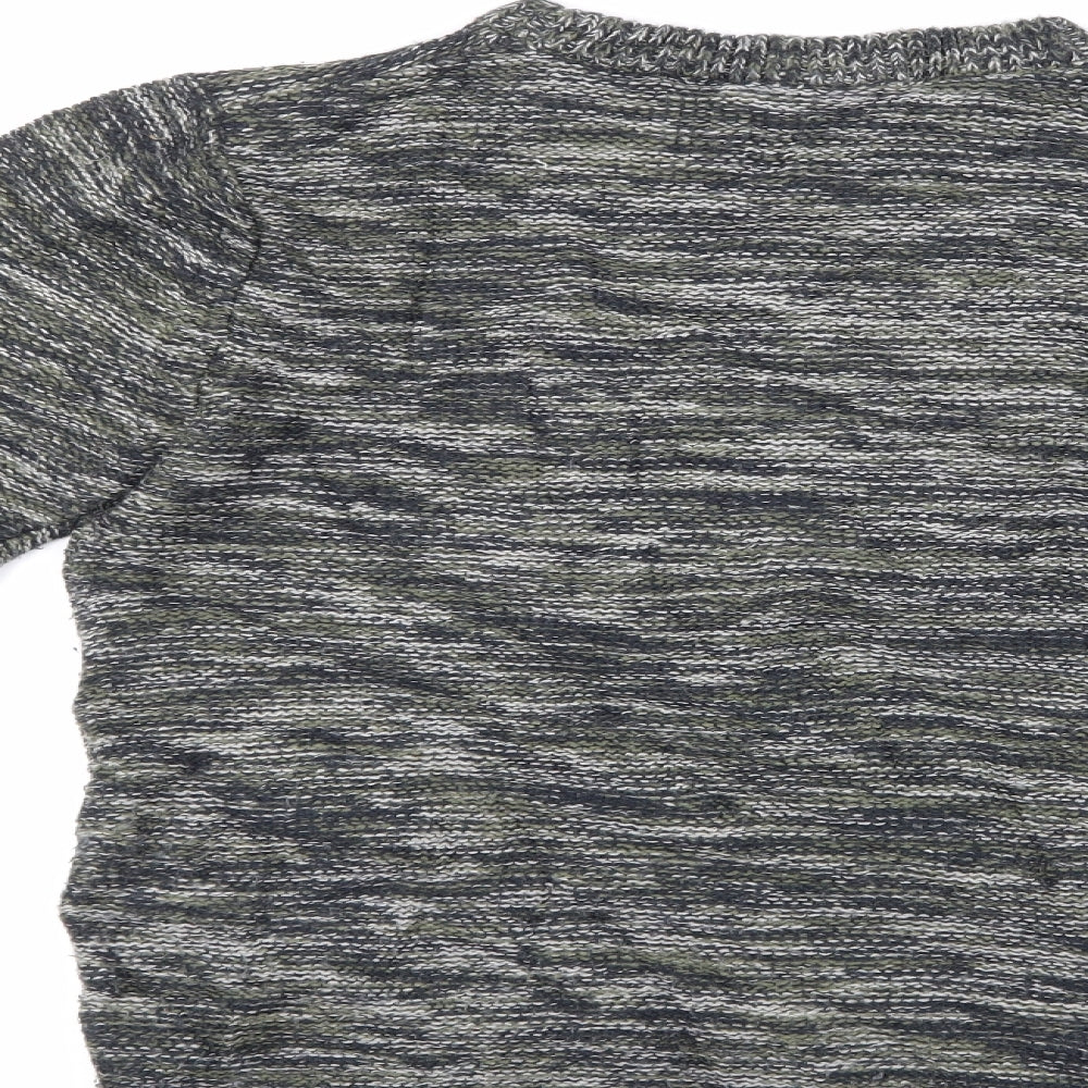 Cedar Wood State Mens Multicoloured Pullover Jumper Size S