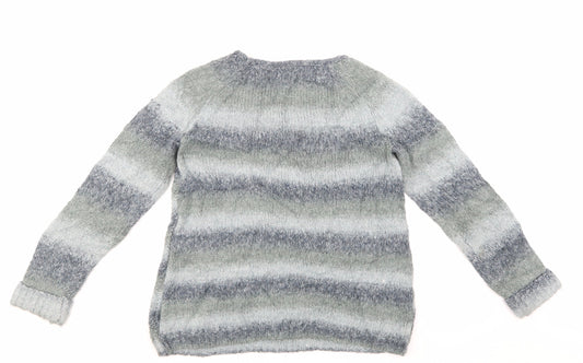 Faithful & True Womens Multicoloured Striped Pullover Jumper Size 10