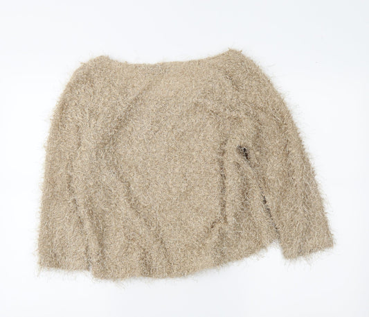 Zuppe Womens Brown Pullover Jumper Size M