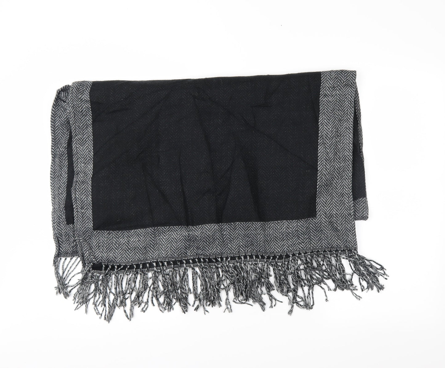 Preworn Womens Black Shawl/Wrap