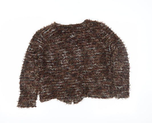 Venezia Womens Brown Cardigan Jumper Size 10