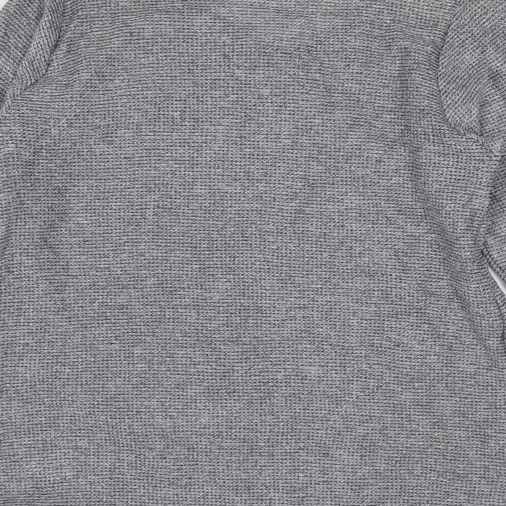 Brand and care label for classics &more women’s grey jumper, size M