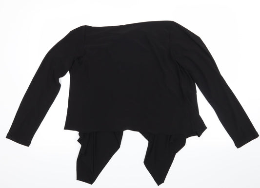 attitudes Womens Black Cardigan Jumper Size M