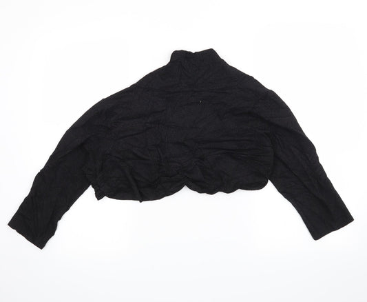 Wallis Womens Black Cape Jumper Size L