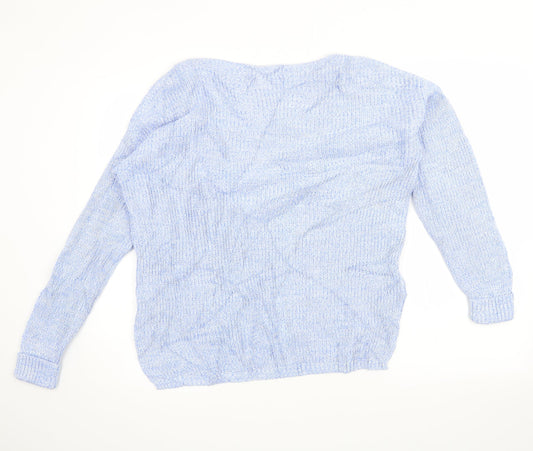 Marks and Spencer Womens Blue Pullover Jumper Size M