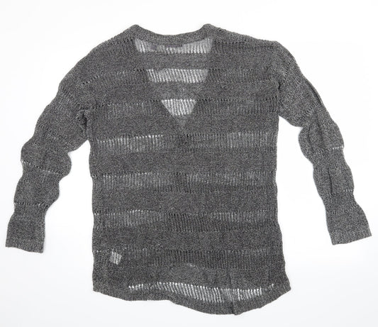 Cullen Womens Grey Cardigan Jumper Size M