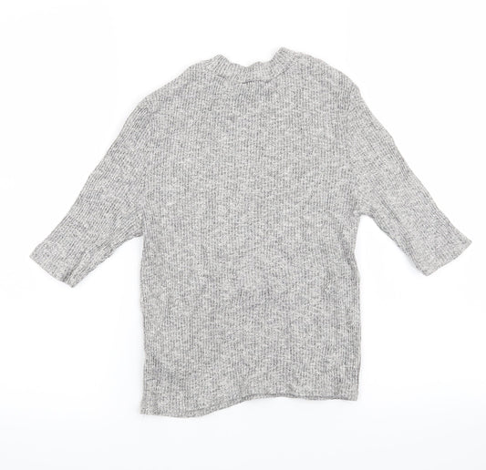 New Look Girls Grey Pullover Jumper Size 14-15 Years