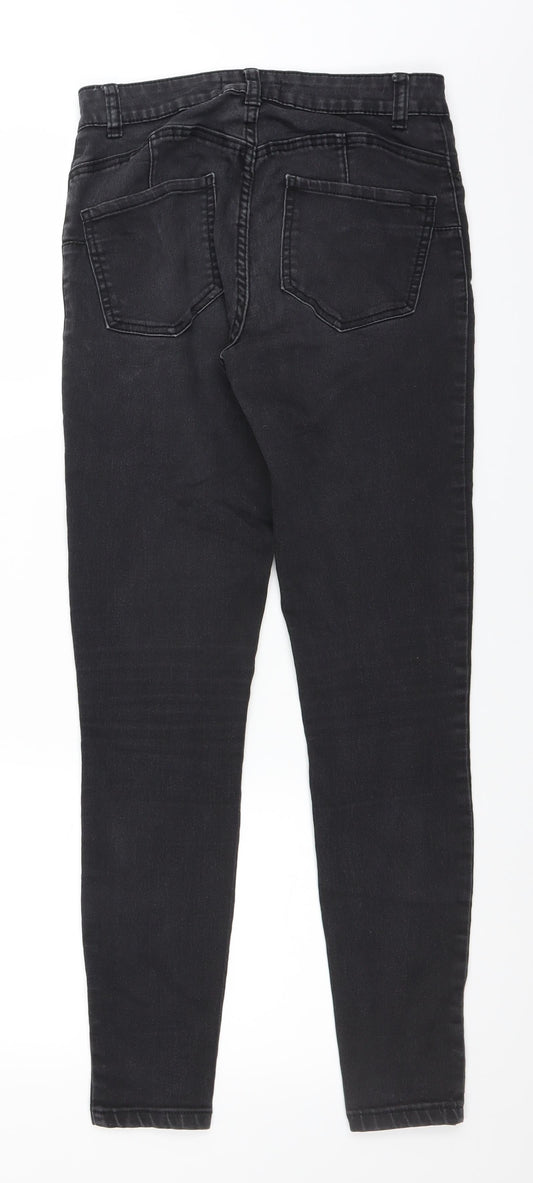 Primark Womens Black Denim Jegging Jeans Size 10 L28 in