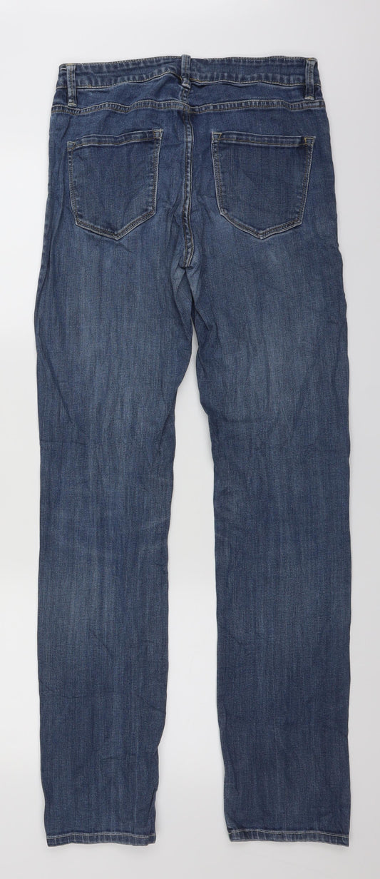 Va Vite Womens Blue Denim Straight Jeans Size 29 in L31 in