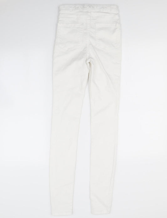 Denim & Co. Womens White Skinny Jeans Size 8 L28 in