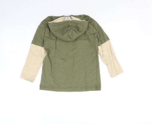 George Girls Green Pullover Hoodie Size 6 Years