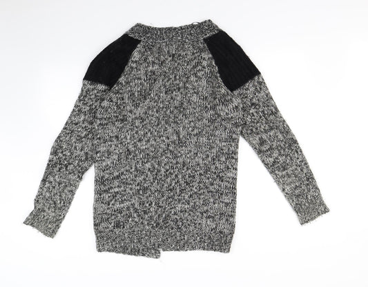 Internacionale Womens Black Cardigan Jumper Size 10