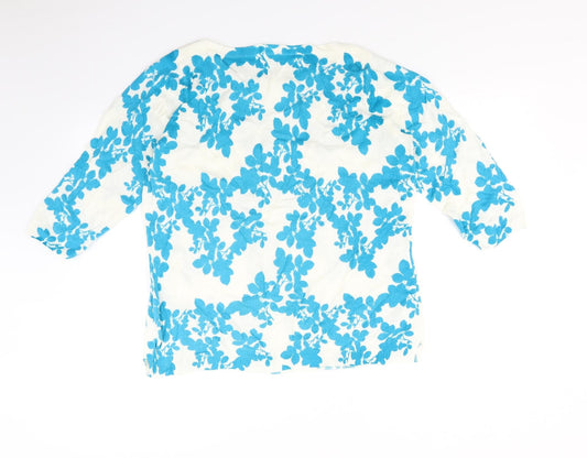 Papaya Womens Black Floral Pullover Sweatshirt Size 16
