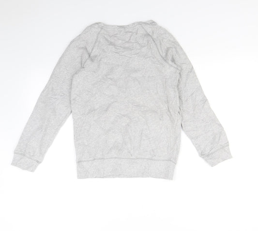 Preworn Girls Grey Pullover Jumper Size 12 Years