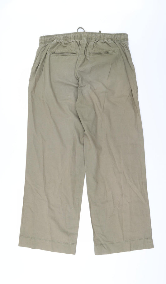 Damart Womens Green Harem Trousers Size 16 L28 in - Pockets
