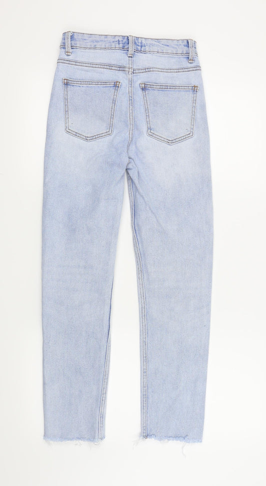 Denim & Co. Womens Blue Skinny Jeans Size 4 L25 in