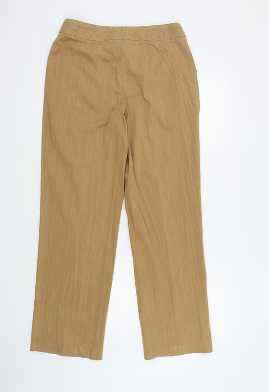 Preworn Womens Orange Trousers Size 12 L30 in