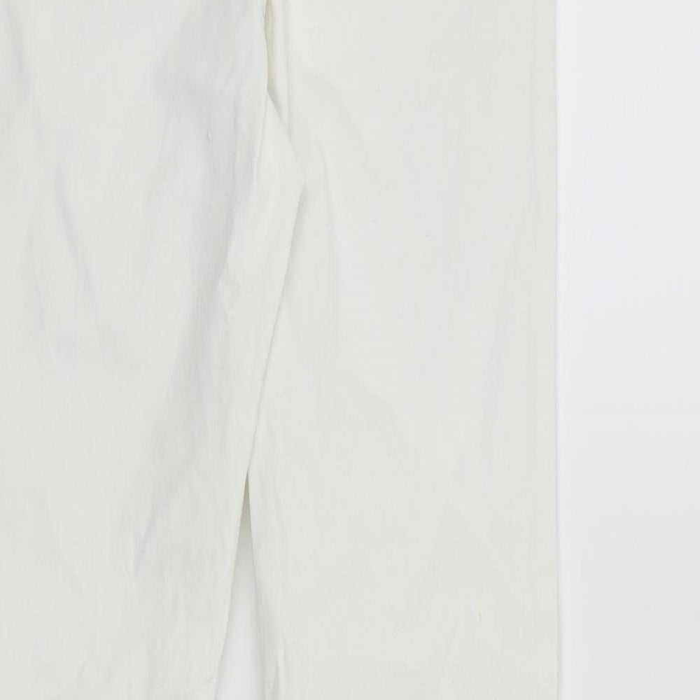 Denim & Co. Womens White Skinny Jeans Size 8 L28 in