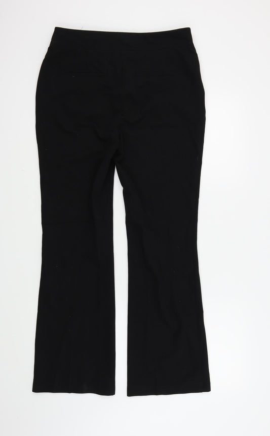 NEXT Womens Black Trousers Size 10 L29 in