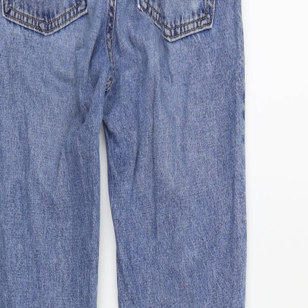 H&M Womens Blue Straight Jeans Size 4 L28 in