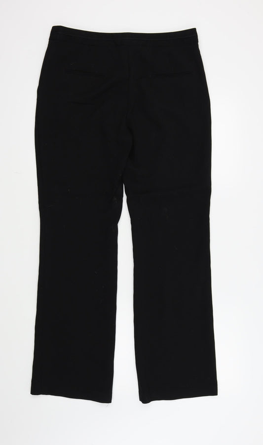 NEXT Womens Black Trousers Size 12 L30 in