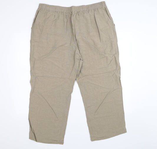 Anthology Womens Beige   Trousers  Size 20 L26 in