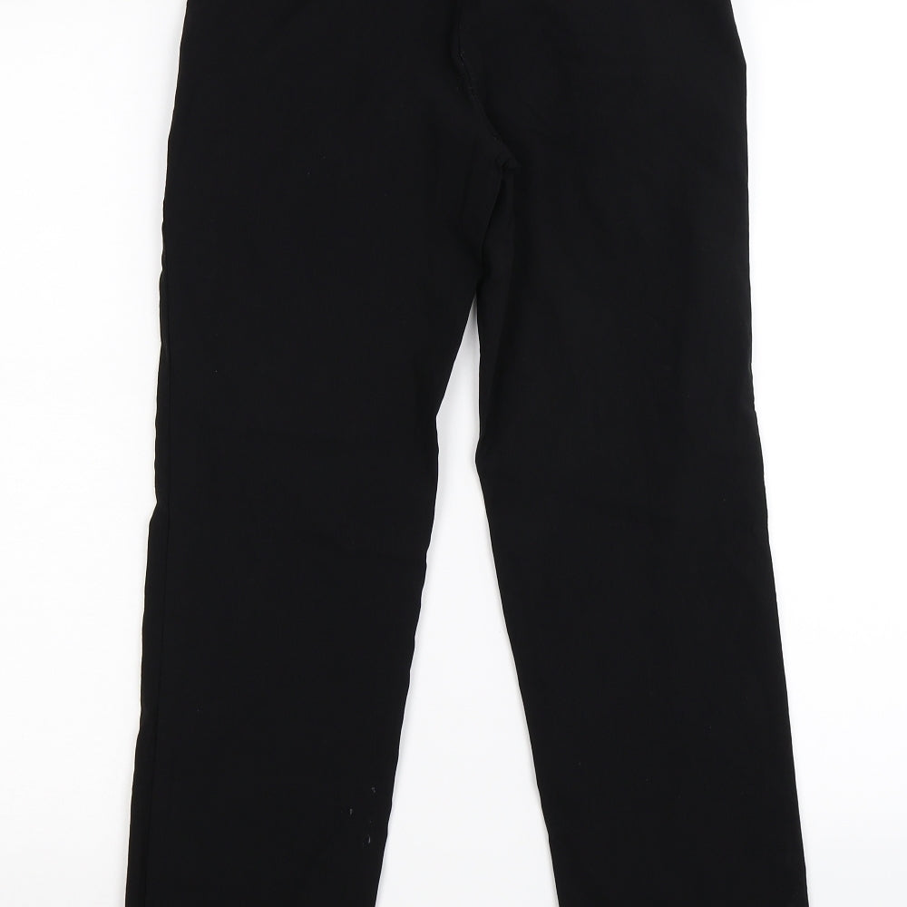 Papaya Womens Black Trousers Size 8 L26 in